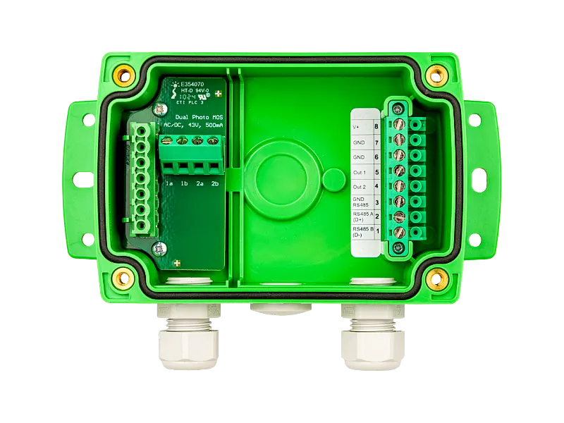 显示内部结构的 AVS701 空气和气体流速传感器内部视图 | E+E Elektronik