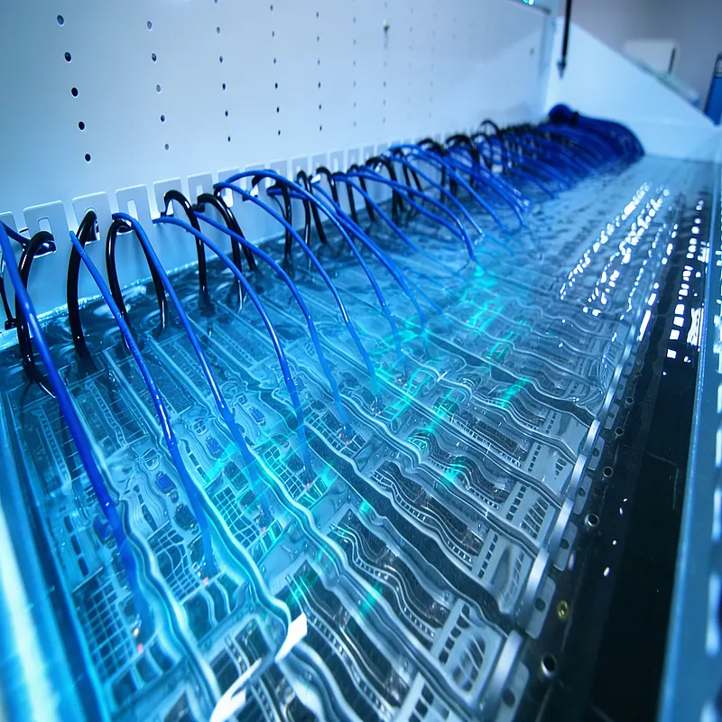 Fig. 2: Immersion cooling: the most radical and efficient method of cooling data centres.