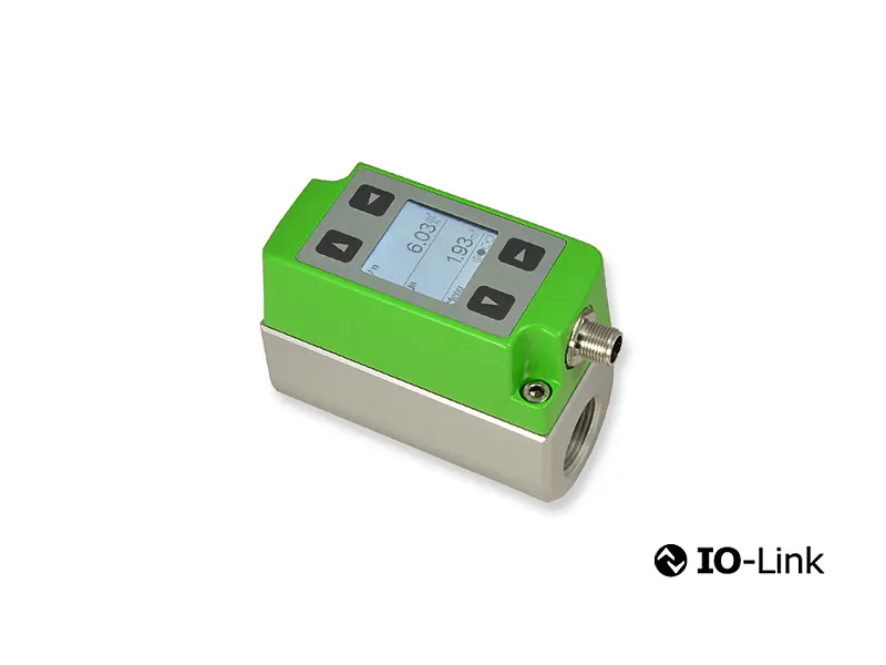 EE741 mass flow meter for air and gases with display