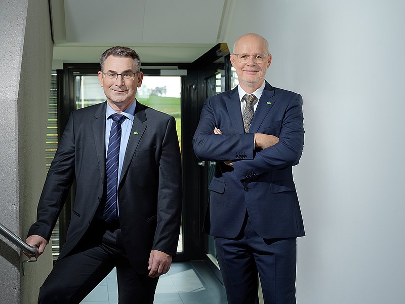 The E+E Managing Directors: Heinz Kindlhofer (left) und Wolfgang Timelthaler (right) The E+E Managing Directors: Heinz Kindlhofer (left) und Wolfgang Timelthaler (right)