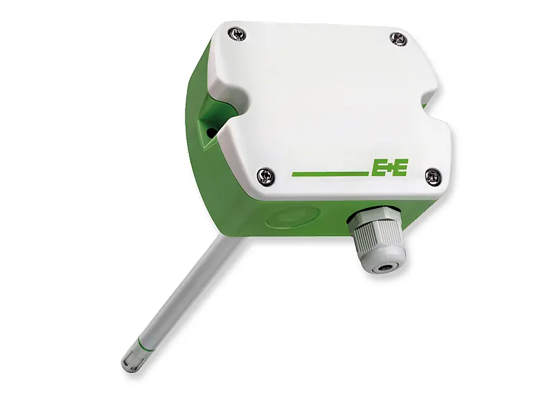 EE210 humidity and temperature sensor for duct mounting