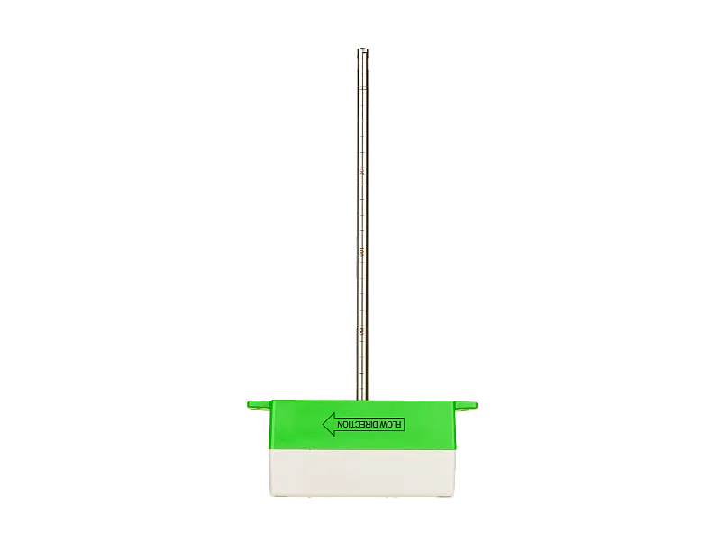 管道安装型 AVS701 空气和气体流速传感器顶视图 | E+E Elektronik