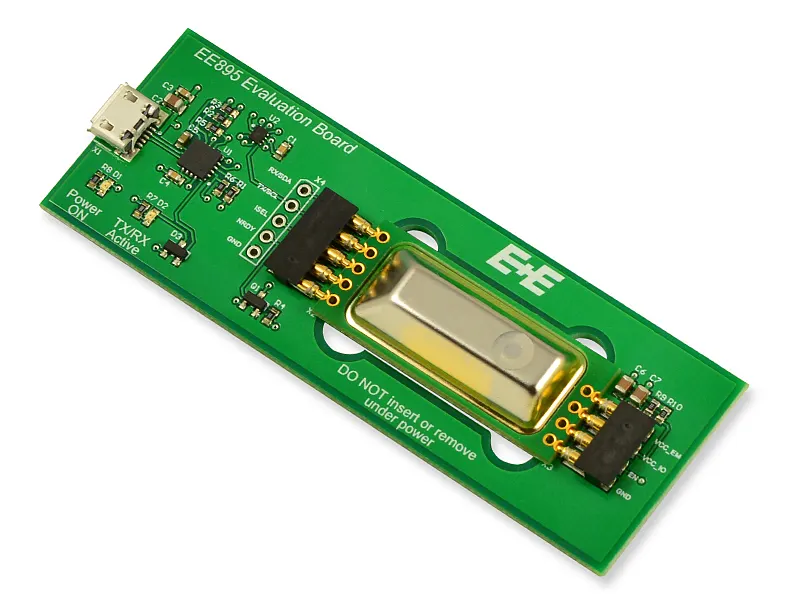 EE895带传感器模块的测试板