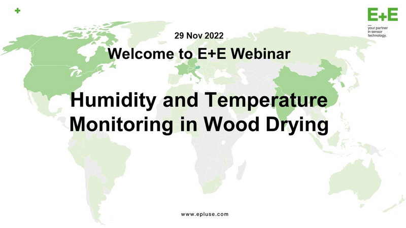 Webinar: Humidity and Temperature Monitoring in Wood Drying