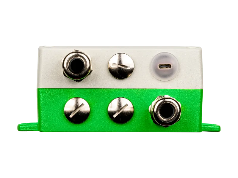 配有压铸铝外壳的 AVS701 空气和气体流速传感器底部视图 | E+E Elektronik