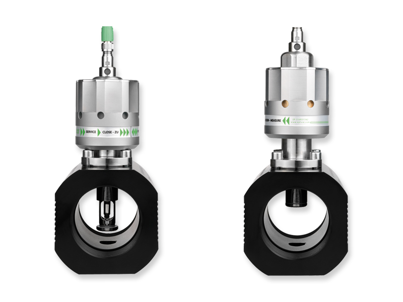 EE772 multifunctional flow sensor with gauge mounting block with hot tap valve working principle